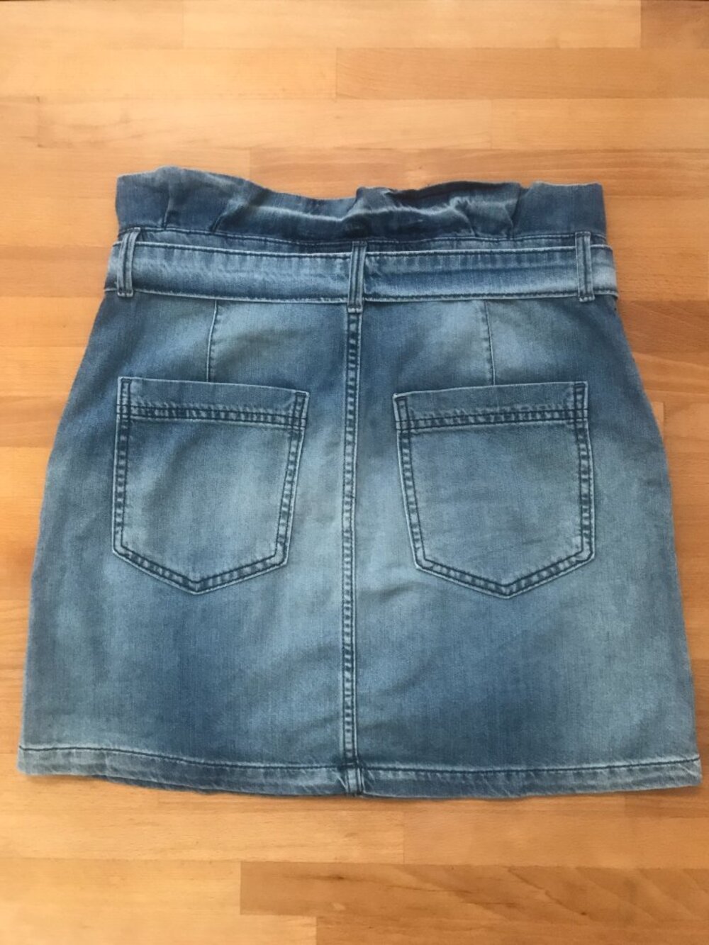 Free People Blue Denim Mini Skirt Splendor In The Grass Size 8 - Picture 8 of 12